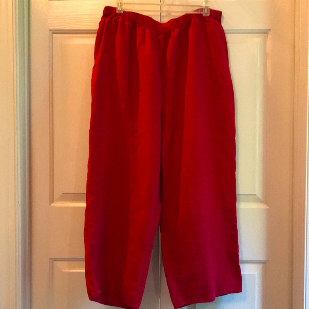 Flax linen pants size Large